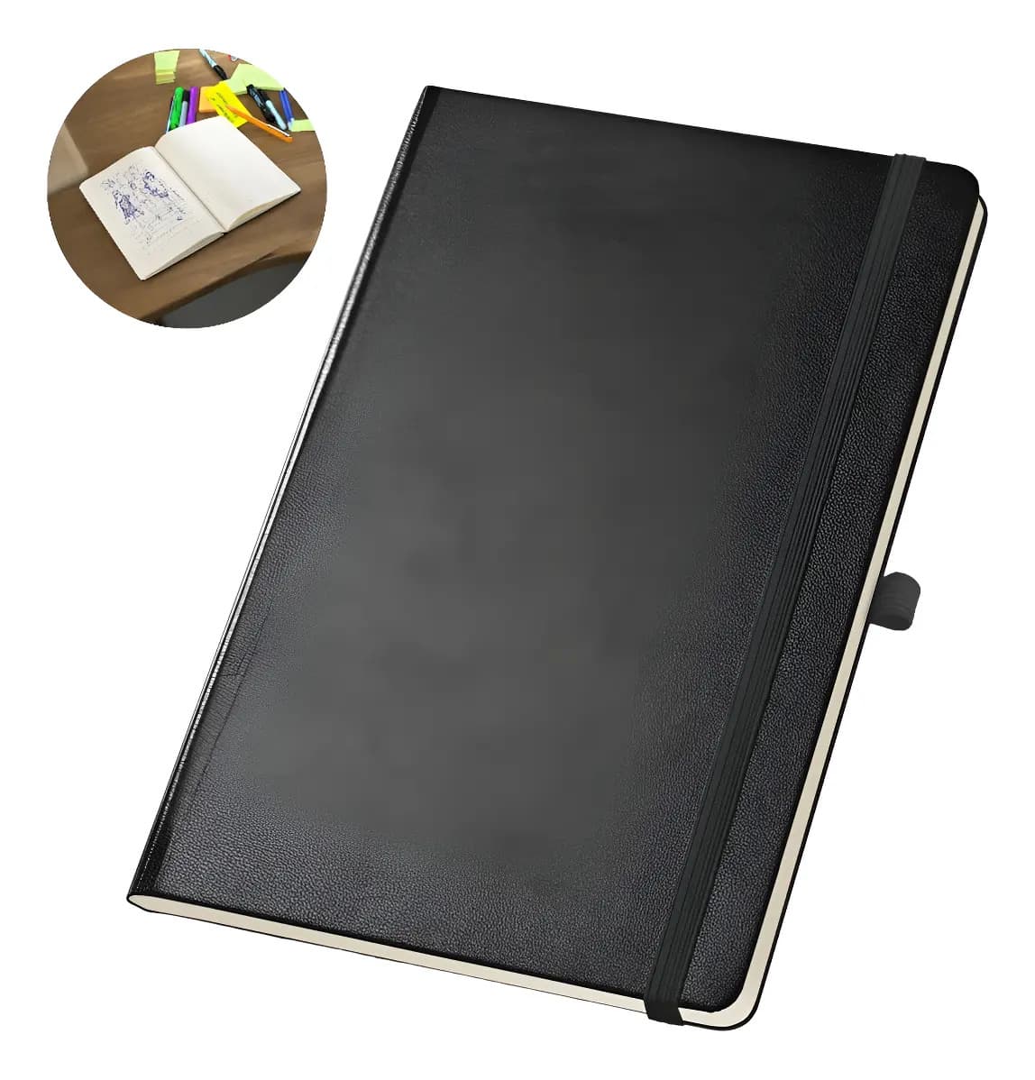 Caderno Folha Pontilhada Capa Dura 14x21cm 80 Tipo Bullet