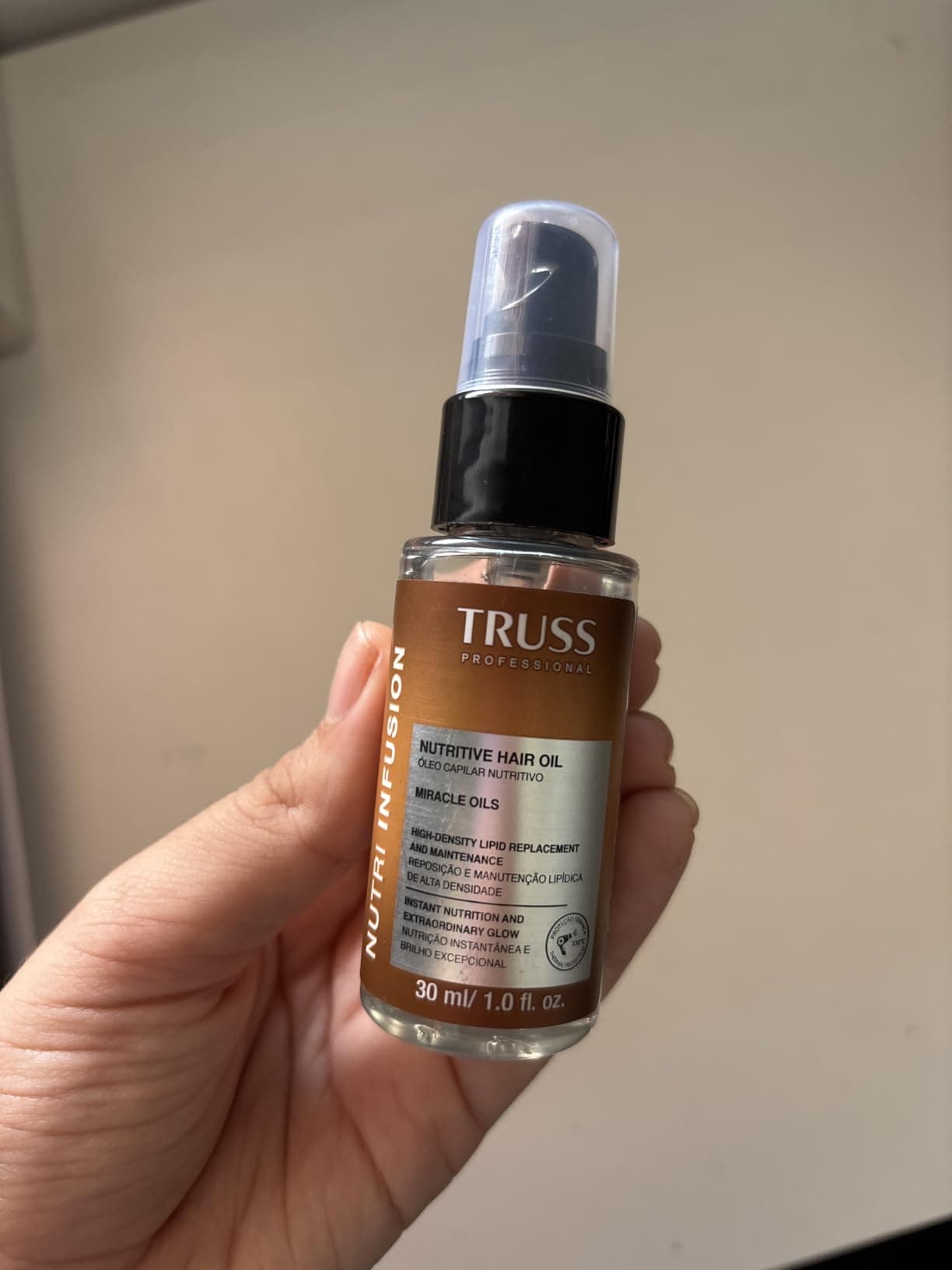 Truss Óleo Capilar Nutritivo | Nutrição Profunda e Controle de Frizz | 30ml